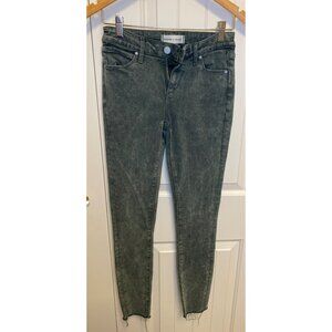 Articles Of Society Womens Gray Denim Skinny Jeans Size 25